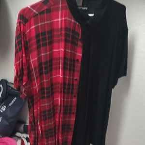 Hot topic button down